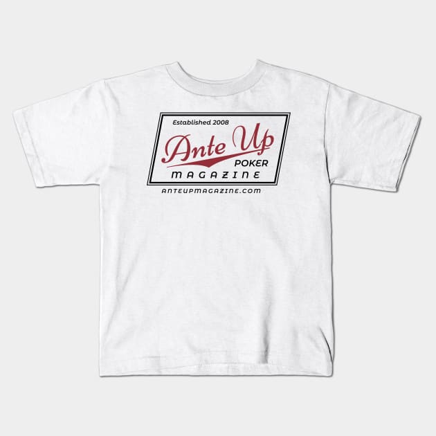 Ante Up Vintage Red Kids T-Shirt by Ante Up Poker Media